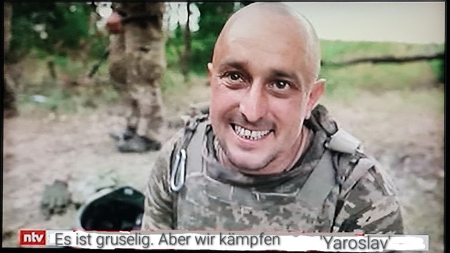 Ukrainischer Soldat sagt 