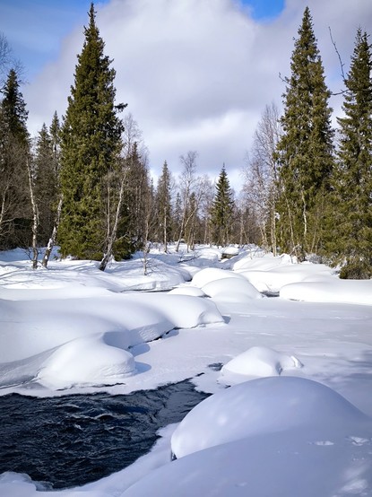 Finnish #Lapland this spring