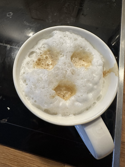 Face on a Coffee