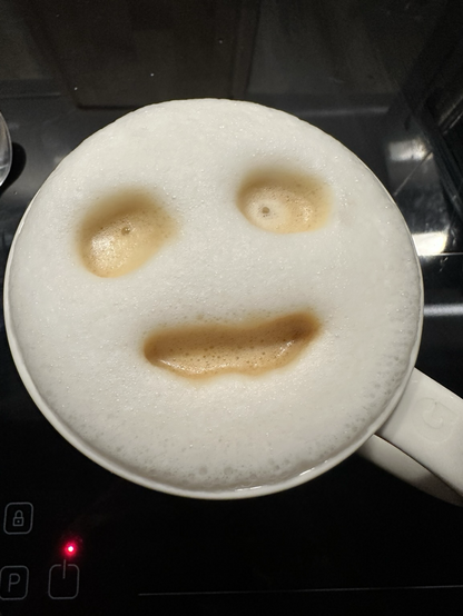 Face on a Coffee